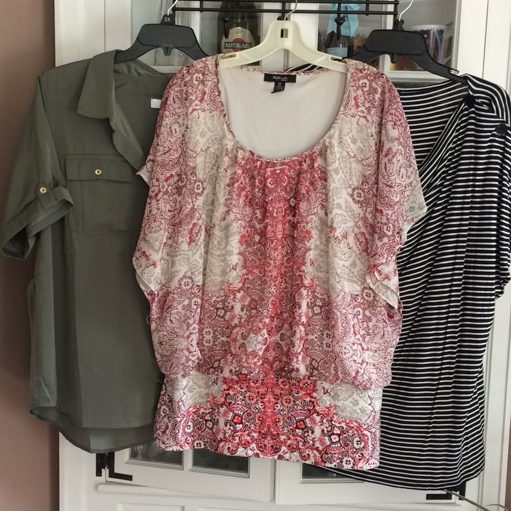 3 tops- like new/excellent condition!